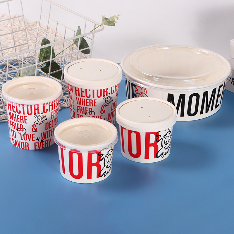 Récipient à soupe en papier