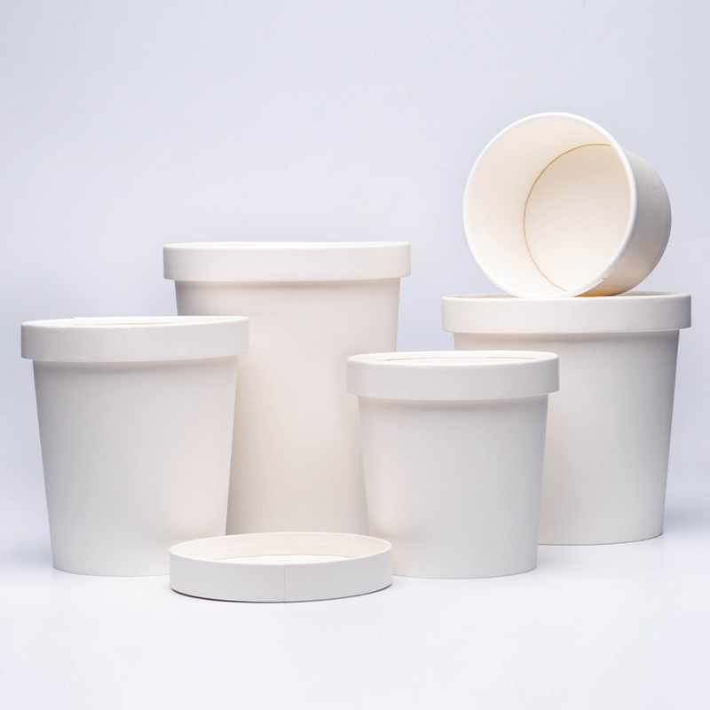 Récipient à soupe en papier