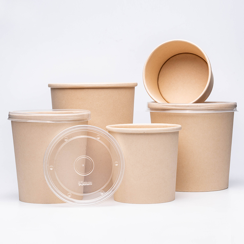 Récipient à soupe en papier