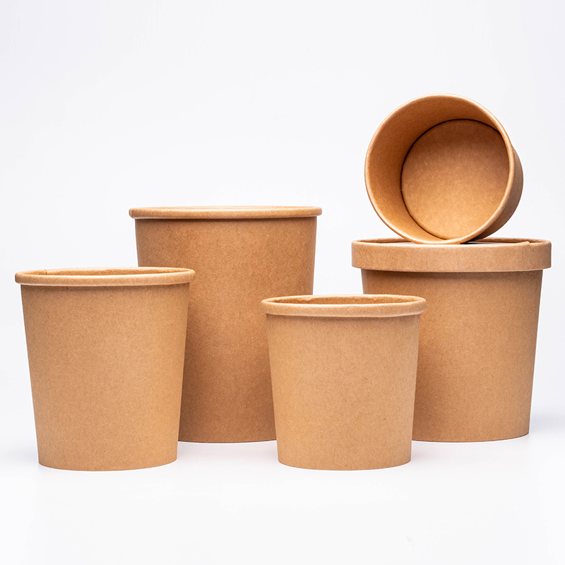 Récipient à soupe en papier