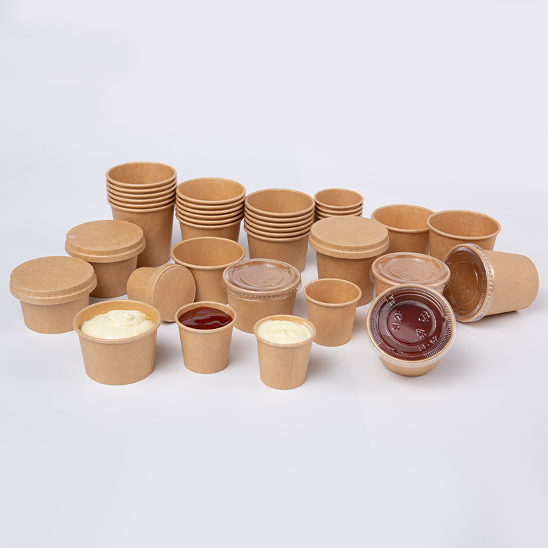 Gobelet en papier à sauce